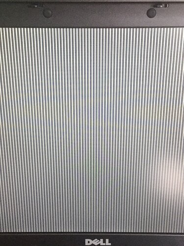 Lines on screen