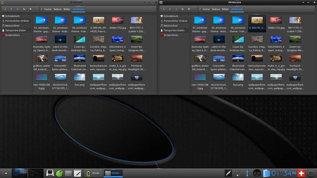 Comparing different filemanagers (Caja, Dolphin, EFM, Nautilus, Nemo, PCManFM, SpaceFM, Thunar